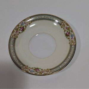Noritake Lynbrook Floral Gold Trim Vintage Replacement Saucer 5.50 Inches
